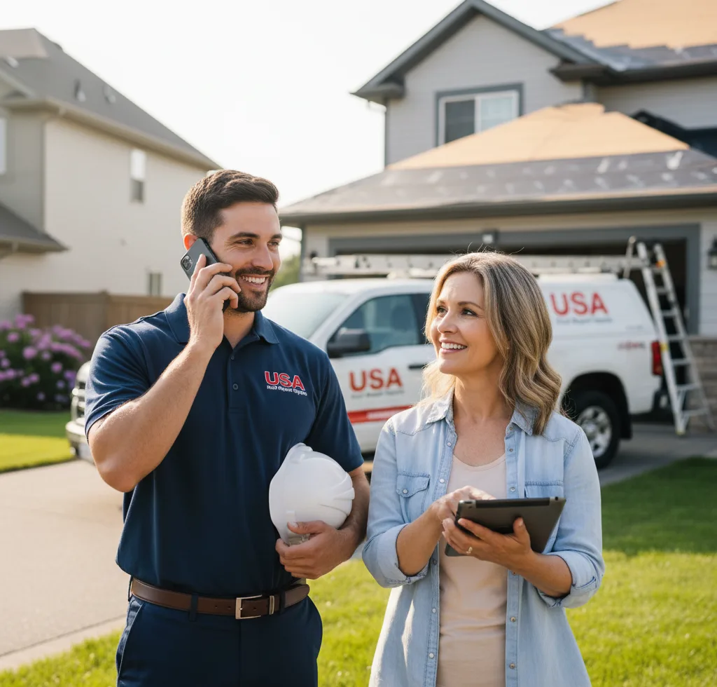 USA Roof Repair Experts customer support in Cambria